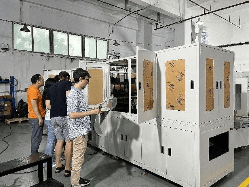 스웨덴 파우치 셀 생산 라인 - 모든 장비가 성공적으로 수락 완료