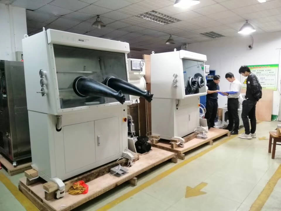 다중 배터리 랩 ​​기계 라인 완료