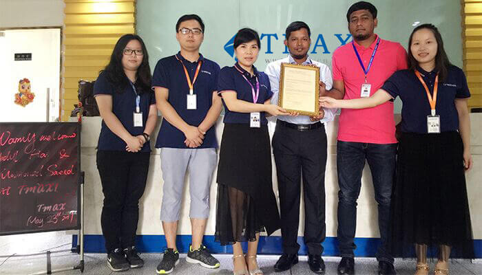 프랑스에서의 사업 방문