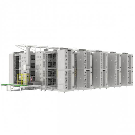 5V 30A/60A/80A/120A/200A/300A 프리즘 셀 자동 음압 성형 및 등급 기계